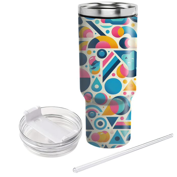 Circle And Triangle Fusion Tumbler Cups