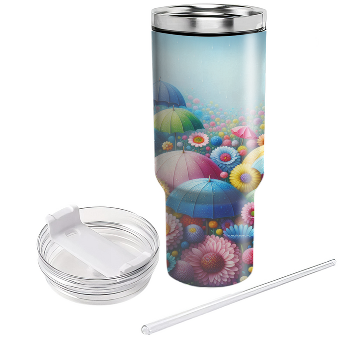 Spring Refreshing Rain  Custom Tumblers