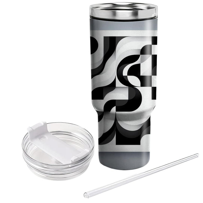 Modern Checkerboard  Travel Tumblers