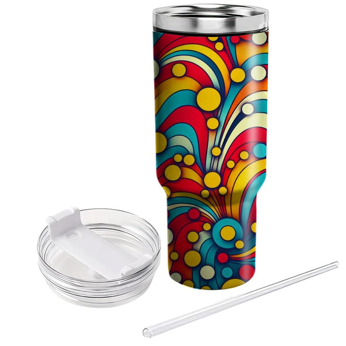 Retro Polka Dance  Decorative Tumblers