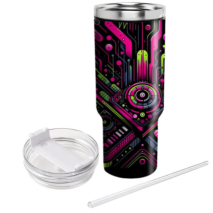 Techno Dreamland  Unique Tumblers