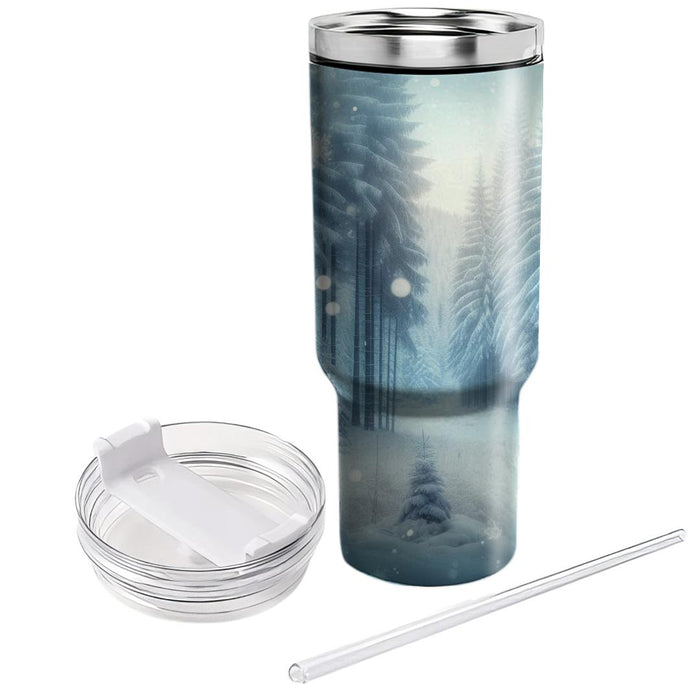 Winter Snowy Woodland Escape  Insulated Tumblers