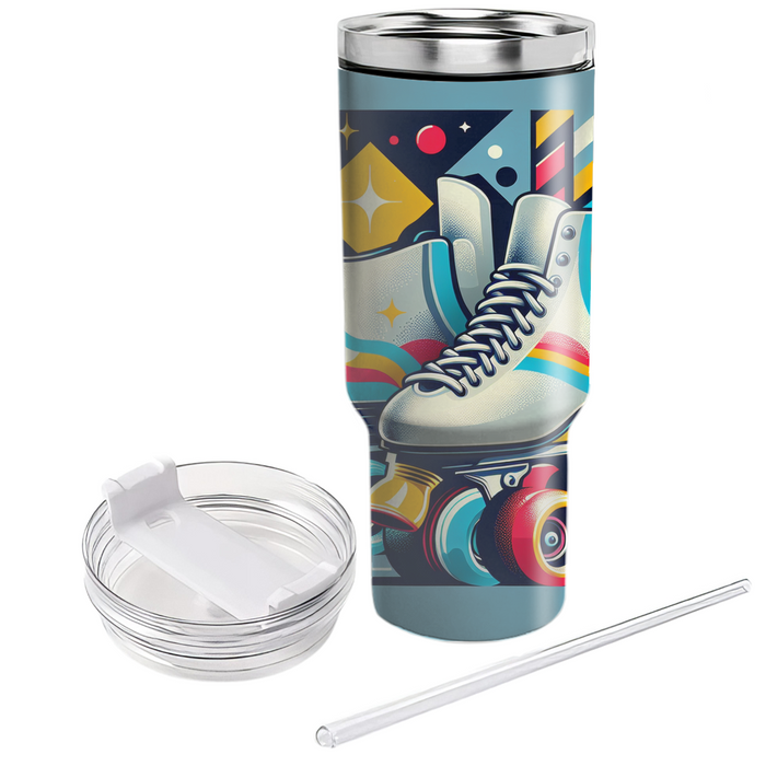 Vintage Roller Skate  Personalized Tumblers