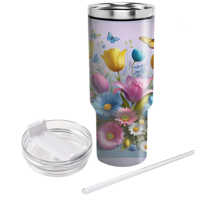 Springtime Joy  Personalized Tumblers