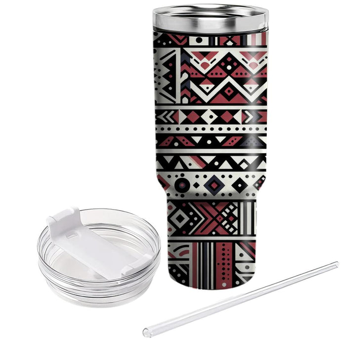 Bold Tribal Pattern  Tumblers For Gifts