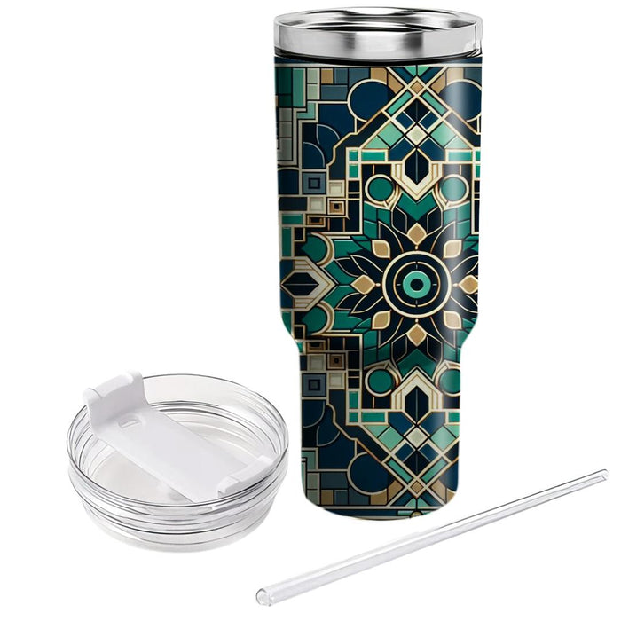 Sophisticated Mosaic Tile  Custom Tumblers