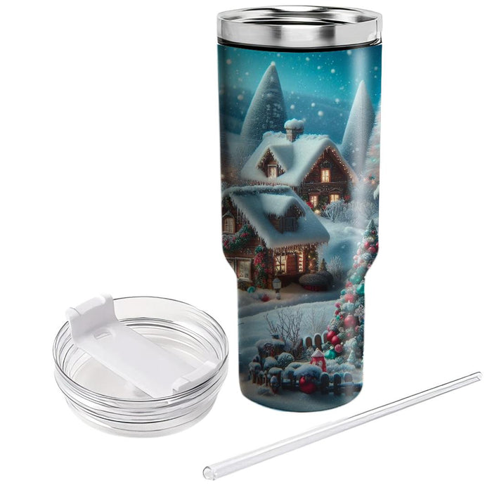 Winter Cozy Holiday Cheer  Tumbler Cups