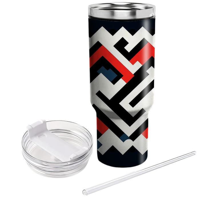 Zigzag Zephyr  Personalized Tumblers