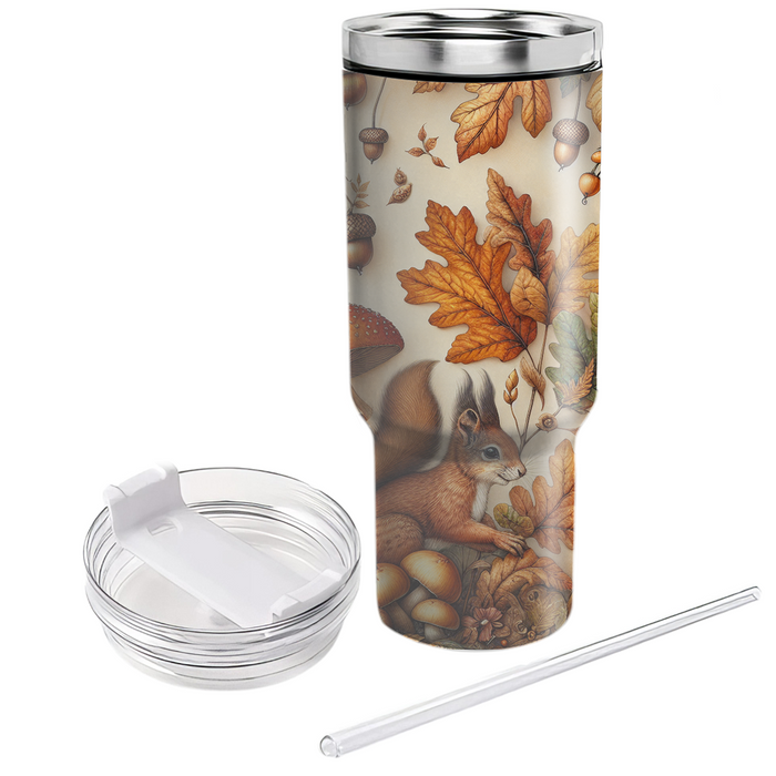 Autumn Woodland Walk  Personalized Tumblers