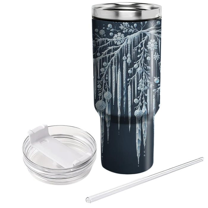 Winter Icicle Wonderland  Decorative Tumblers