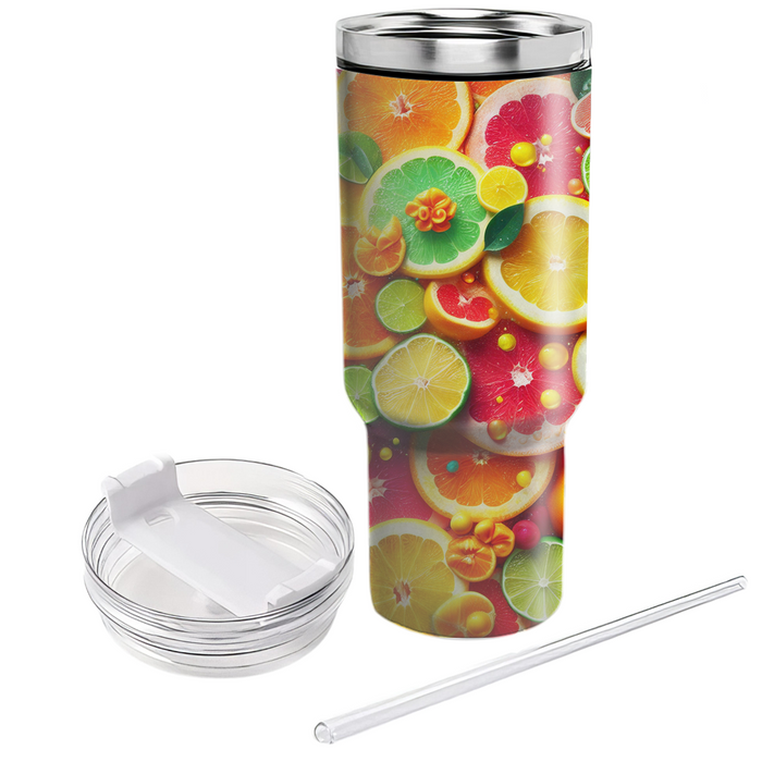 Summer Citrus Delight  Personalized Tumblers