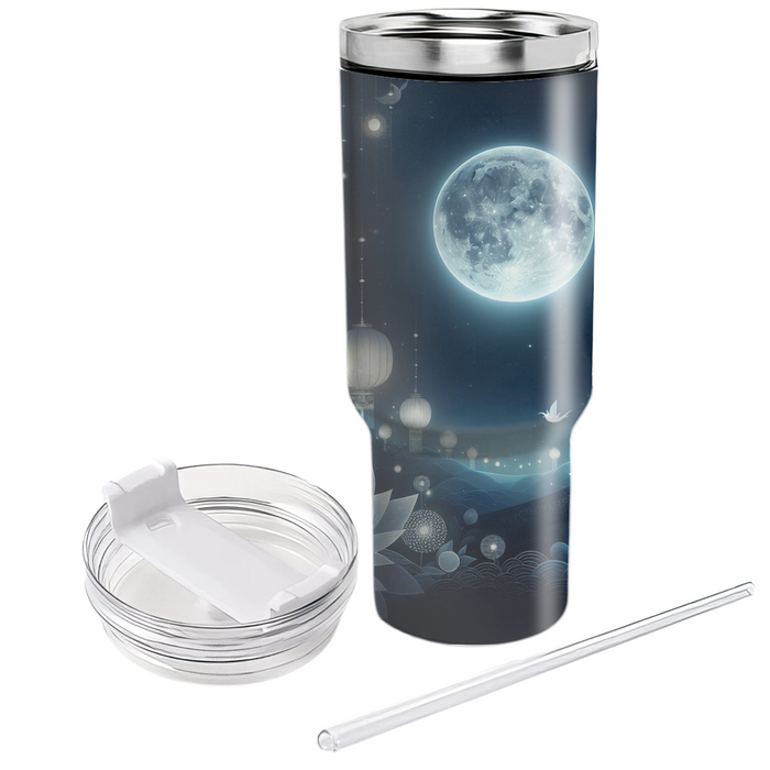 Ethereal Dreams - A Serene Mid-autumn Festival  Personalized Tumblers