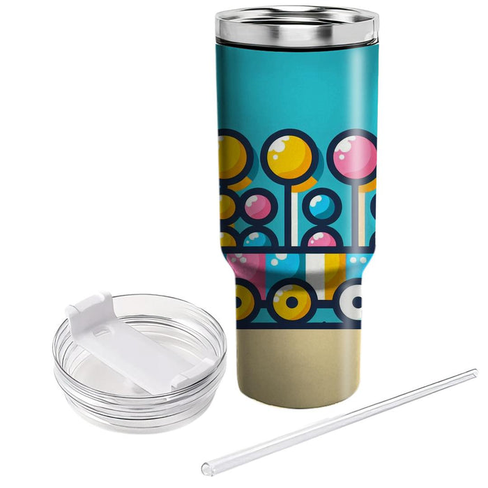 Artistic Polka Dot Parade  Insulated Tumblers