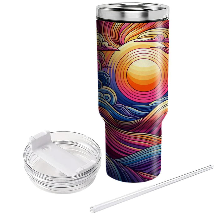  Sunset  Unique Tumblers