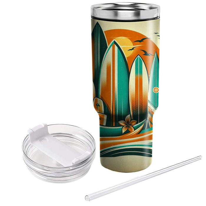 Vintage Surf Vibes  Tumbler Cups