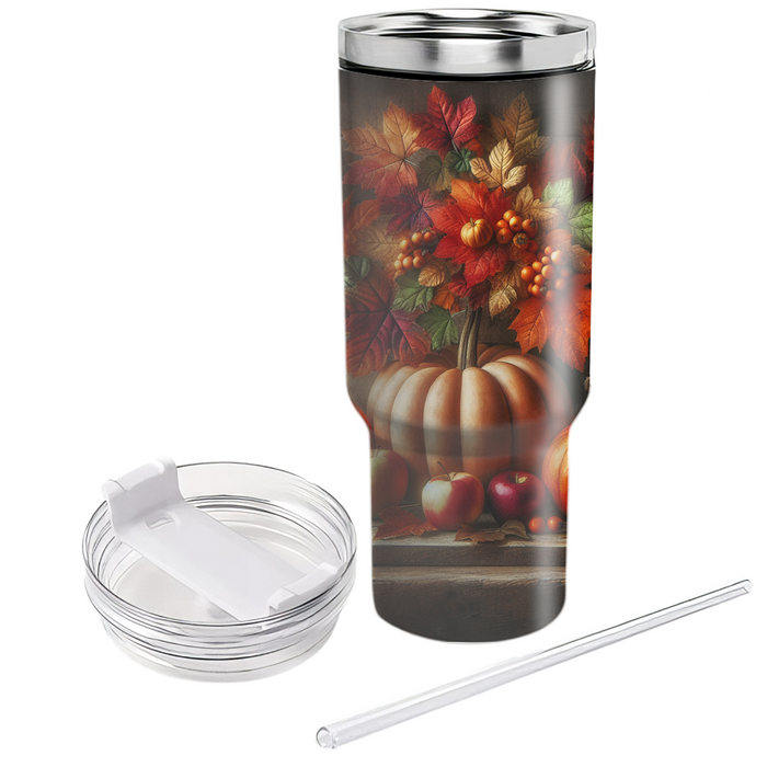 Autumn Cozy Harvest  Travel Tumblers