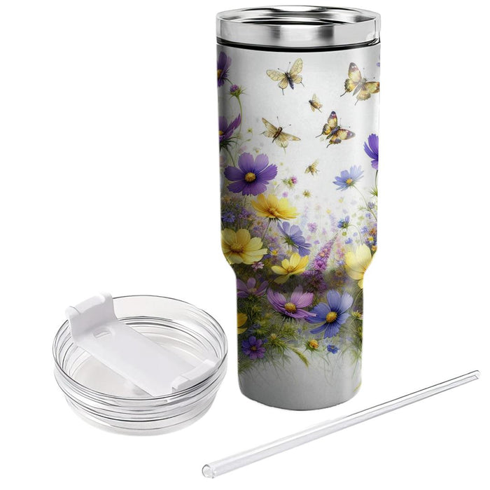 Spring Wildflower Delight  Insulated Tumblers