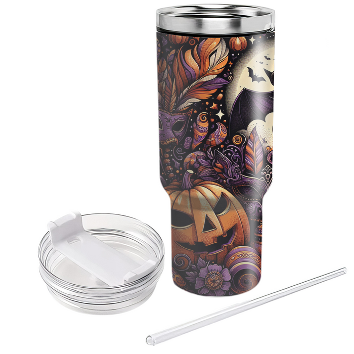 Twilight Whimsy - Halloween Masquerade  Custom Tumblers