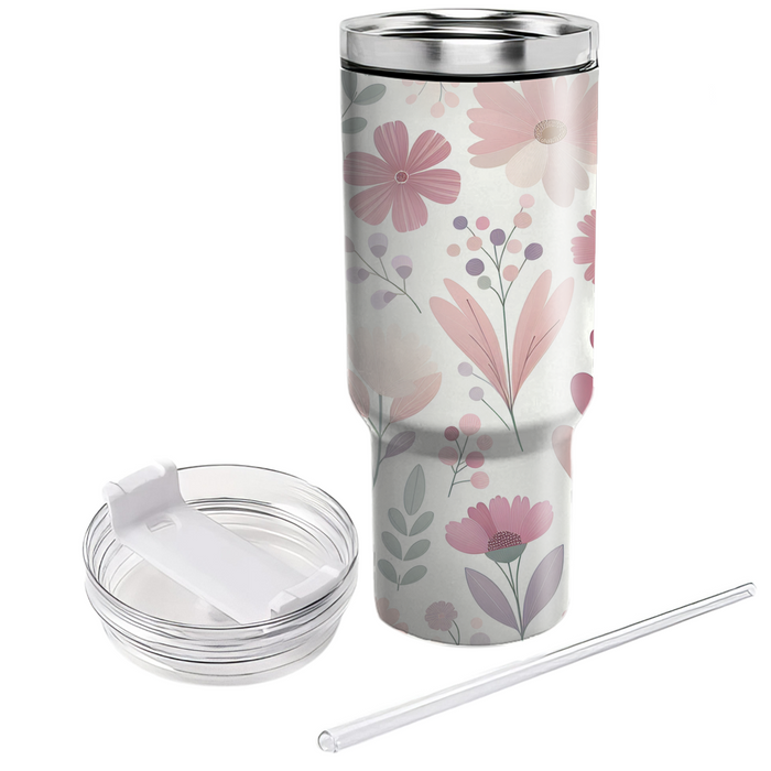 Floral Bliss - A Feminine International Women’s Day  Personalized Tumblers