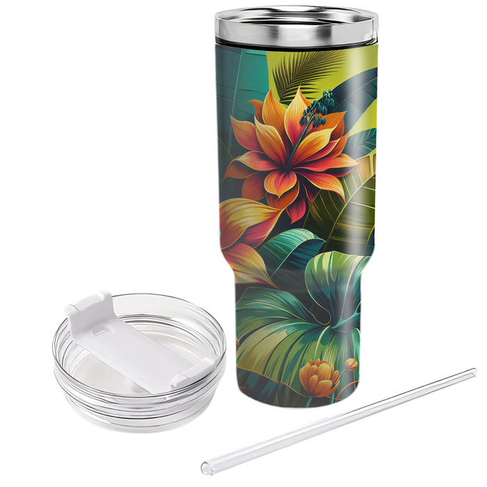 Bold Botanical Adventure  Travel Tumblers