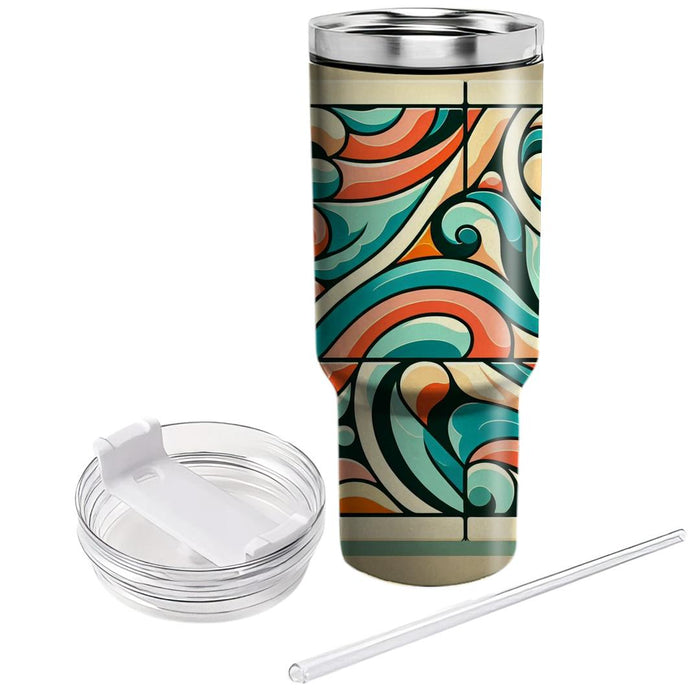 Retro Mosaic Tiles  Travel Tumblers