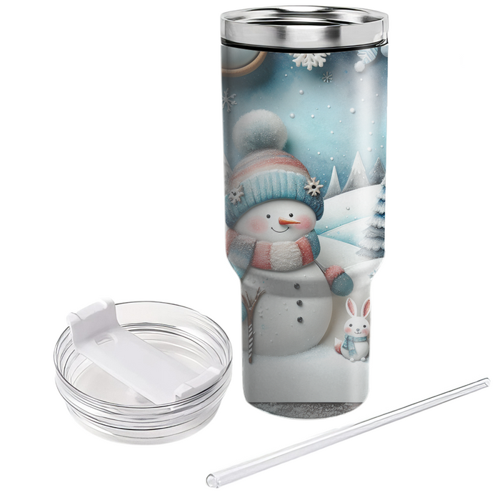 Winter Wonderland Animals  Travel Tumblers