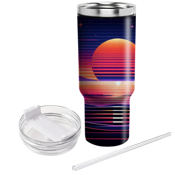 Synth Sunsets  Custom Tumblers