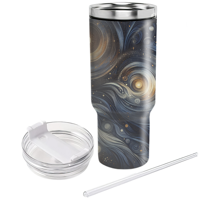 Galactic Solstice - A Cosmic Yule Celebration  Custom Tumblers