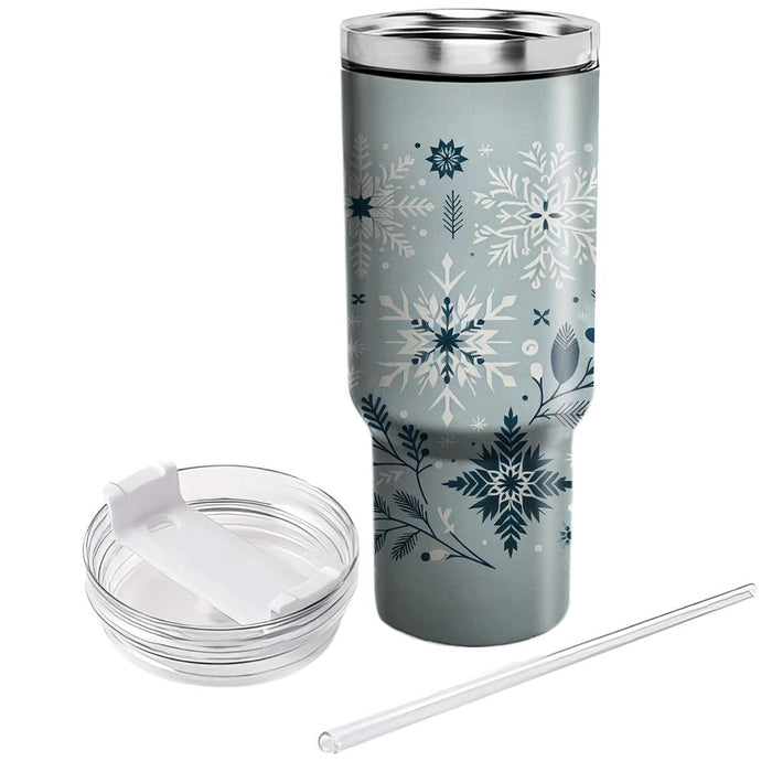 Whispers Of Winter - A Modern Yule  Tumbler Cups