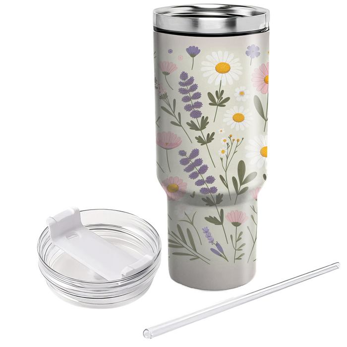 Whimsical Wildflower Dream  Insulated Tumblers