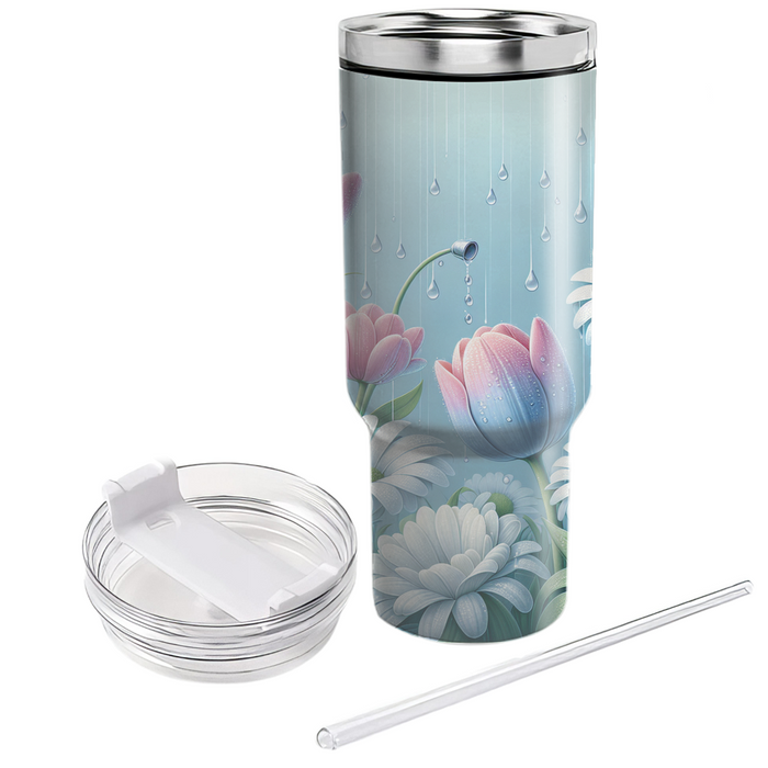 Spring Rain Melody  Tumblers With Lids