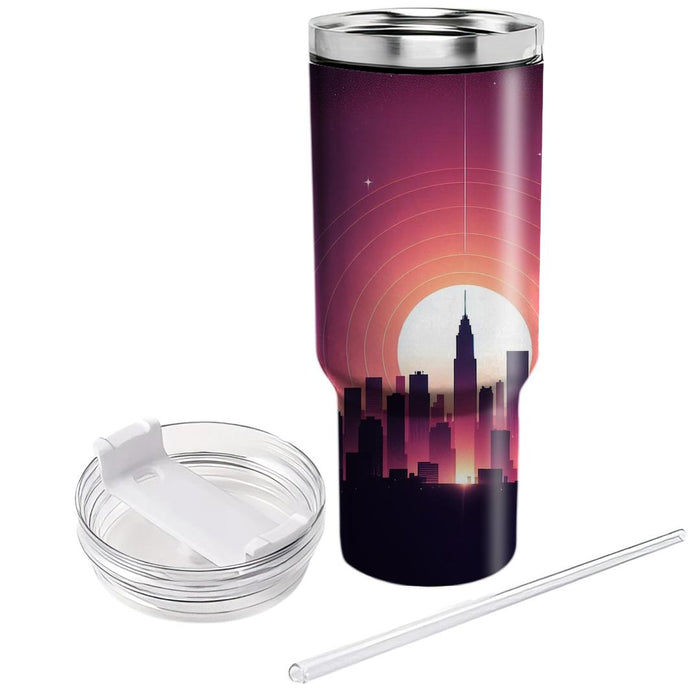 Sunrise Skyline  Tumbler Cups