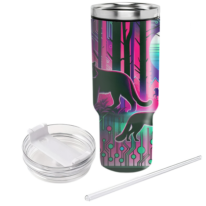 Neon Wilderness  Personalized Tumblers