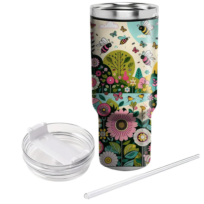 Whimsical Garden Adventure  Tumblers With Lids