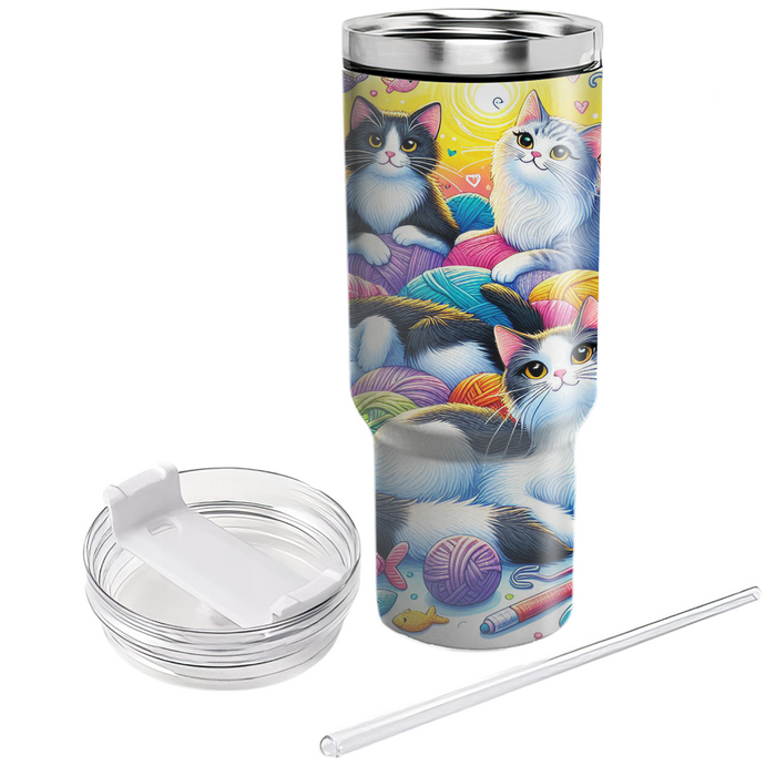 Sassy Cat Collection  Tumblers With Lids