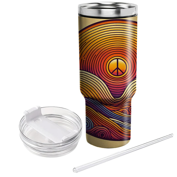 Sunset Groove  Unique Tumblers