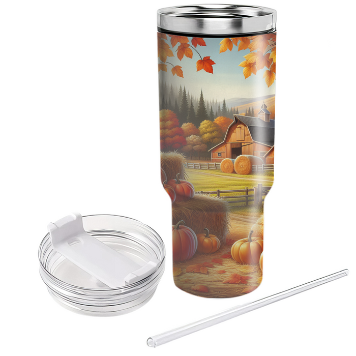 Autumn Rustic Farm  Custom Tumblers