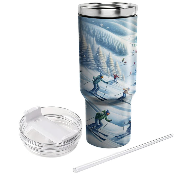 Winter Wonderland Ski Adventure  Decorative Tumblers