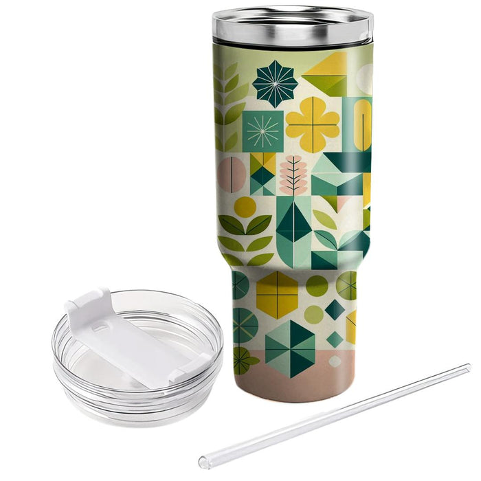 Geometric Garden Shapes  Travel Tumblers