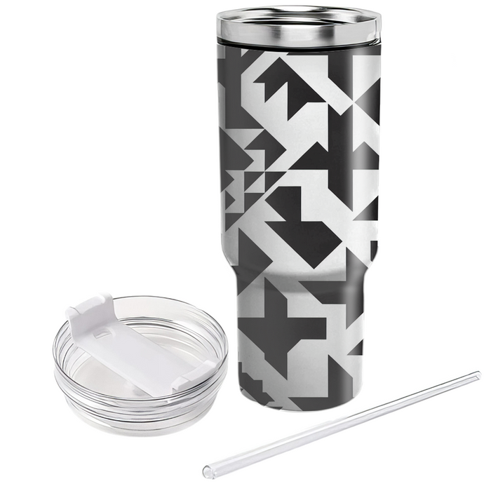 Classic Houndstooth Remix Custom Tumblers