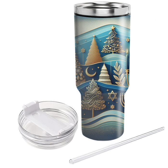 Timeless Traditions - Holiday Fusion  Tumbler Cups