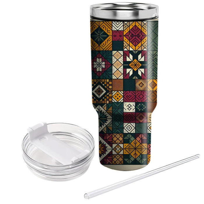 Timeless Quilted Patterns  Decorative Tumblers