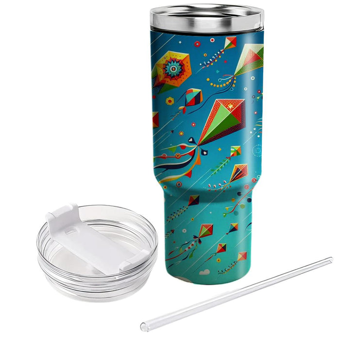 Retro Kite Patterns  Insulated Tumblers