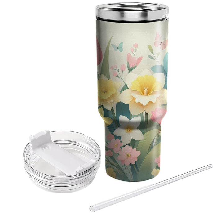 Springtime Blooms  Unique Tumblers