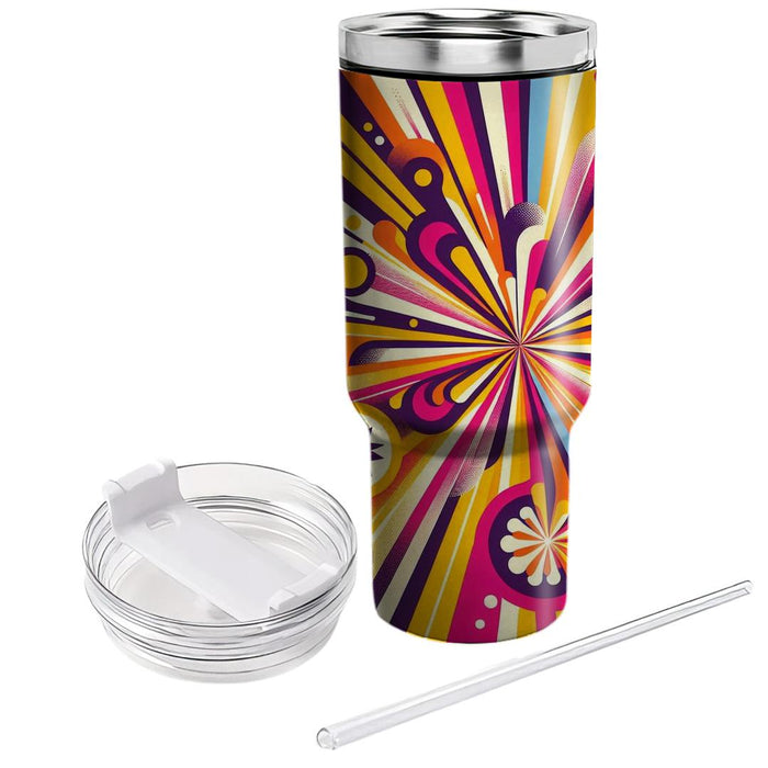 Retro Starburst Fiesta  Decorative Tumblers