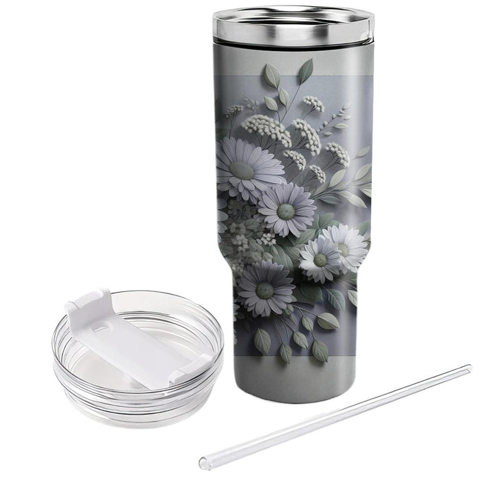 Serenity Floral Dream  Unique Tumblers