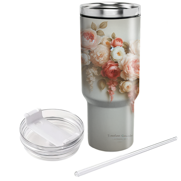 Timeless Floral Cascade  Travel Tumblers