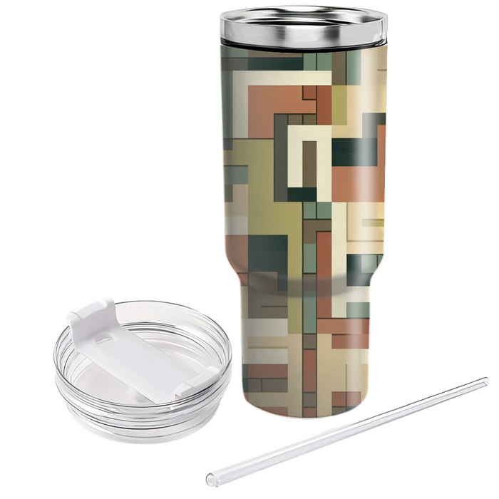 Square Pathways Exploration  Tumbler Cups