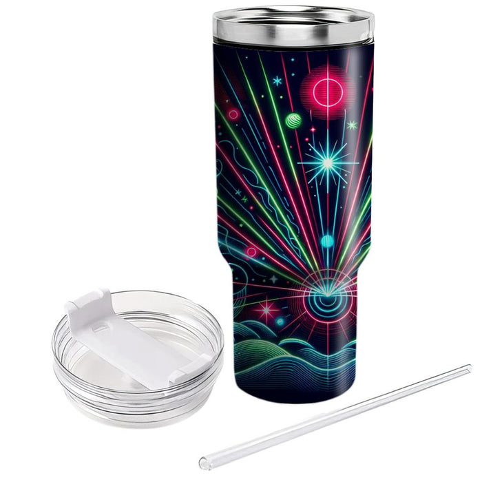 Retro Laser Show  Custom Tumblers