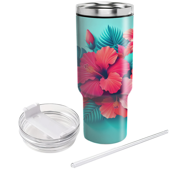 Vibrant Hibiscus Paradise  Tumblers For Gifts